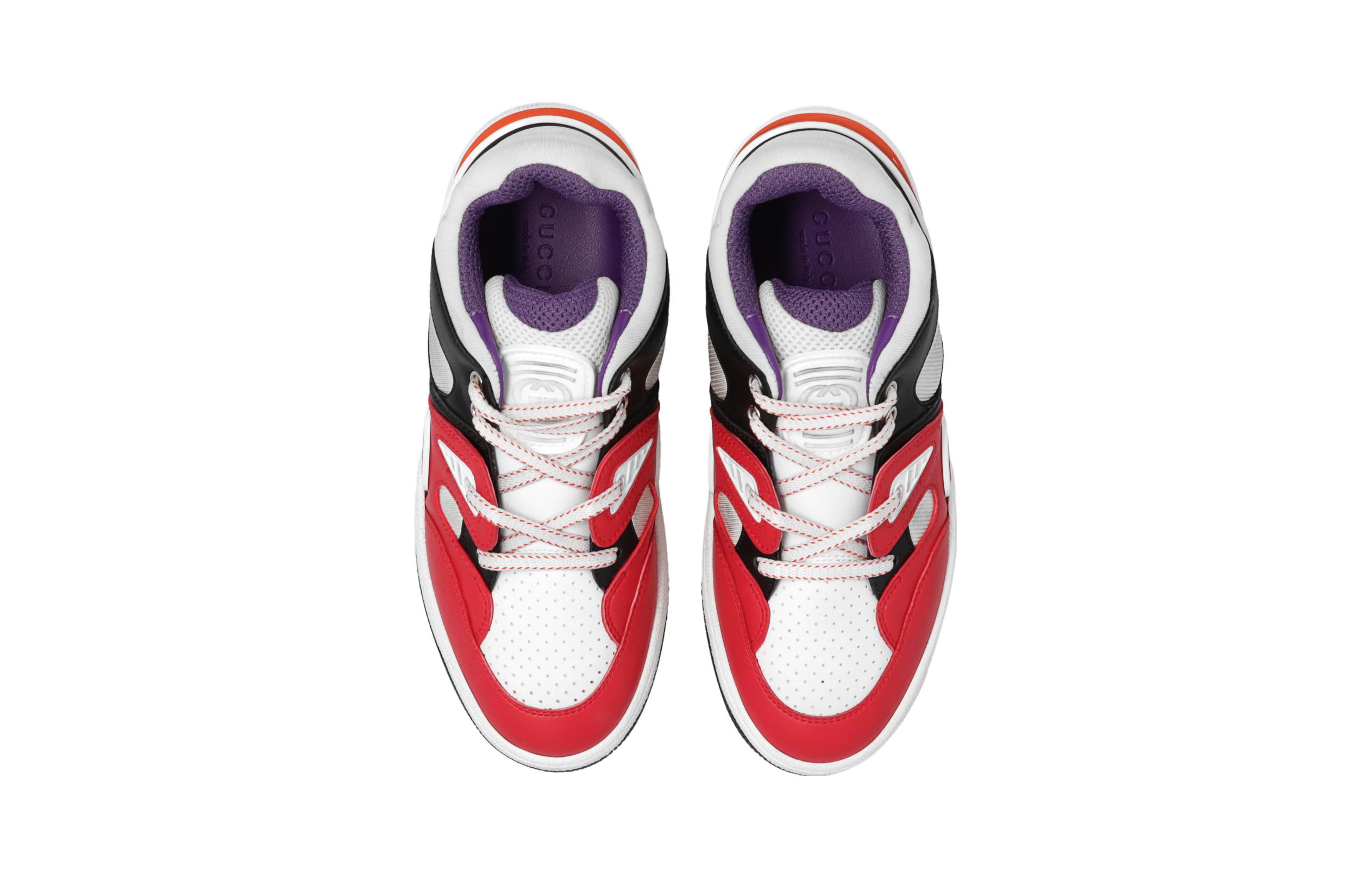 Shop (JR) Gucci Basket 'Merah Hitam Demetra' 702920-2SH90-6662