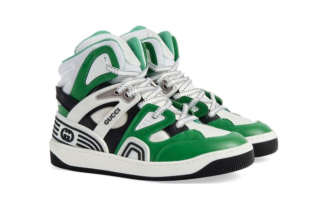 Lookbook (Youth) Gucci Basket High 'Green Demetra' 715008-2SH90-3760
