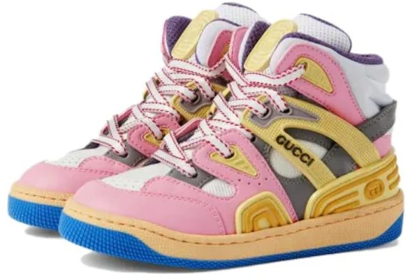 (Youth) Gucci Basket High 'Pink Demetra Purple' 715007-2SH90-5870 Lookbook (Youth) Gucci Basket High 'Pink Demetra Purple' 715007-2SH90-5870