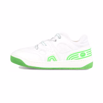 (Youth) Gucci Basket Low 'White Demetra Green'