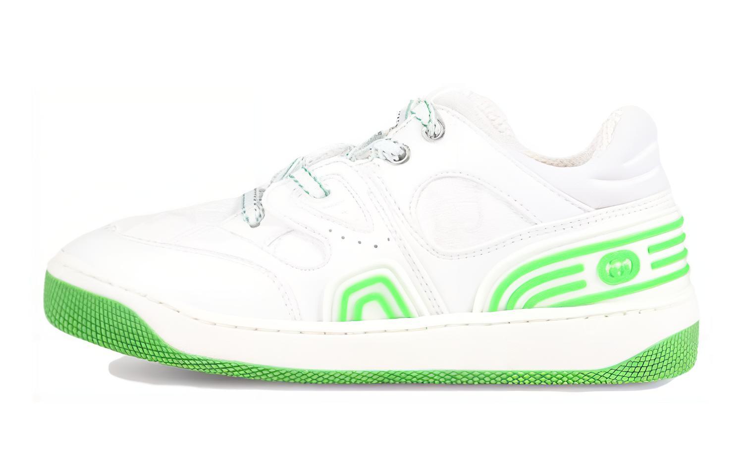 (Youth) Gucci Basket Low 'White Demetra Green' 726385-2SHG0-9089