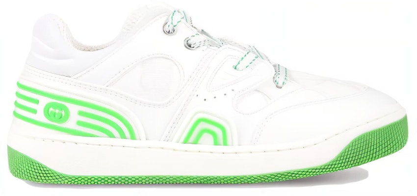 (JR) Gucci Basket Rendah 'Putih Demetra Hijau' 726385-2SHG0-9089 Order (JR) Gucci Basket Rendah 'Putih Demetra Hijau' 726385-2SHG0-9089