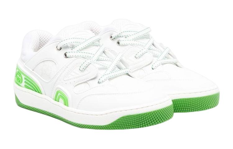 Lookbook (Youth) Gucci Basket Low 'White Demetra Green' 726385-2SHG0-9089