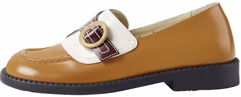 (Youth) Gucci Colorblock Loafer 'Light Brown' 702942-U3D10-2460 (Youth) Gucci Colorblock Loafer 'Light Brown' 702942-U3D10-2460