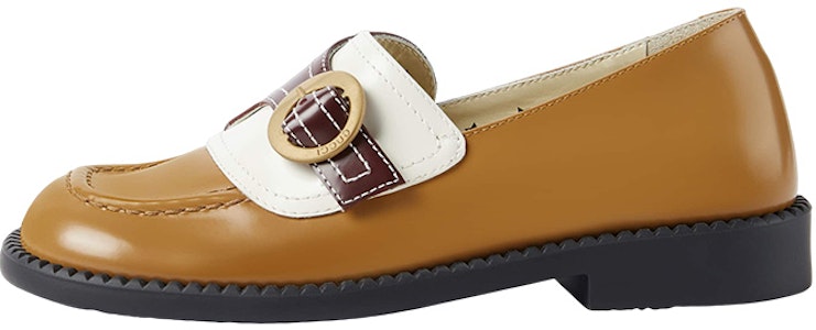 (PS) 古驰拼色浅棕色乐福鞋 702942-U3D10-2460 Buy (PS) 古驰拼色浅棕色乐福鞋 702942-U3D10-2460