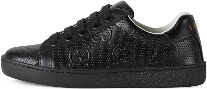 (JR) 古驰 GG Ace 小白鞋 '黑色' 681377-UMT20-1000 Buy (JR) 古驰 GG Ace 小白鞋 '黑色' 681377-UMT20-1000