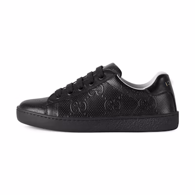 (Youth) Gucci GG Ace Sneakers 'Black'