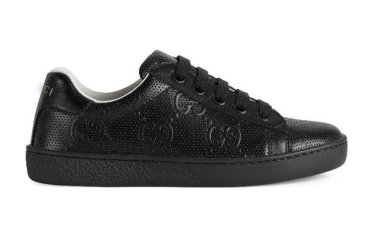 Order (JR) Gucci GG Ace Sneakers ''Zwart'' 681377-UMT20-1000