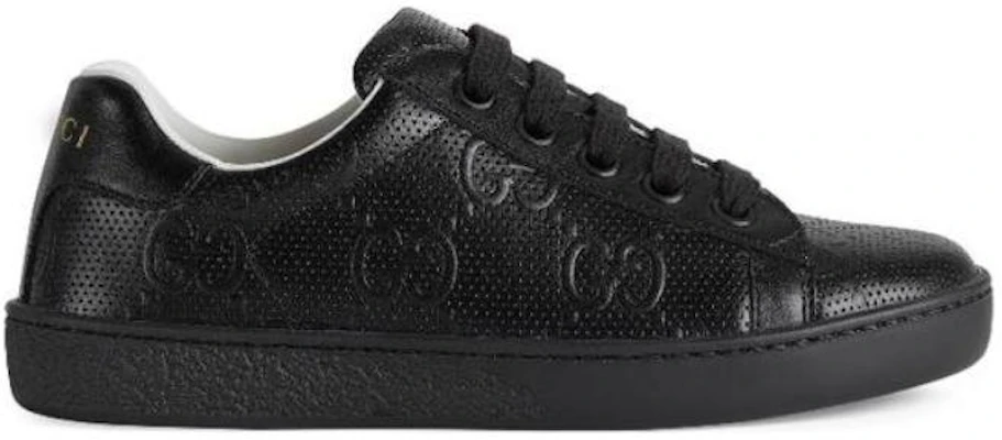 (JR) Gucci GG Ace Sneakers ''Zwart'' 681377-UMT20-1000 Order (JR) Gucci GG Ace Sneakers ''Zwart'' 681377-UMT20-1000
