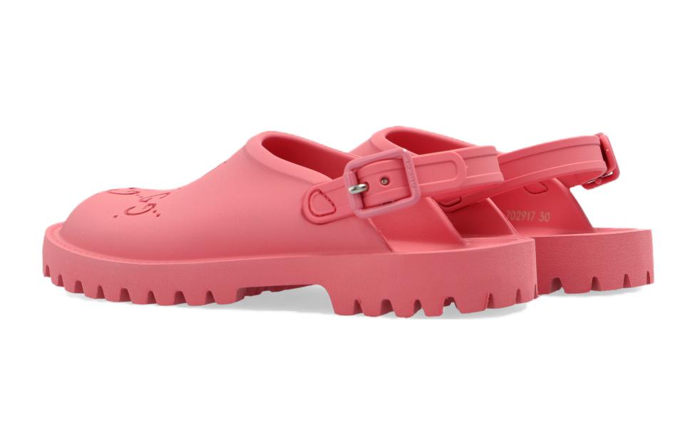 Purchase (Youth) Gucci GG Rubber Sandals 'Pink' 702917-JFB00-5817