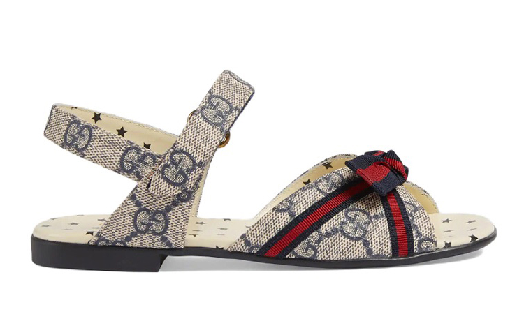 (Youth) Gucci GG Sandals 'Beige Blue' 圖 2