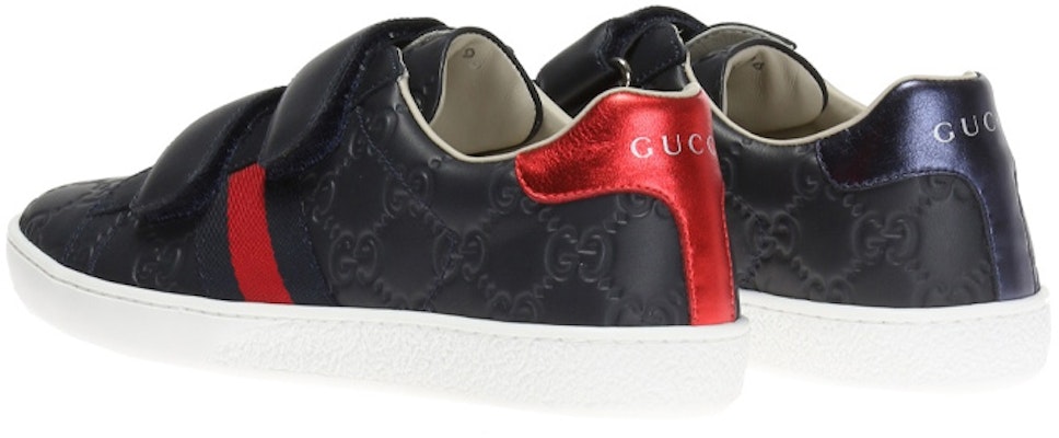 (Youth) Gucci Leather Sneaker With Web 'Black' 455496-DF720-4073 Shop (Youth) Gucci Leather Sneaker With Web 'Black' 455496-DF720-4073
