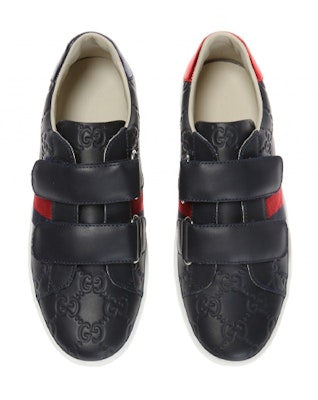 (Youth) Gucci Leather Sneaker With Web 'Black' 455496-DF720-4073 Purchase (Youth) Gucci Leather Sneaker With Web 'Black' 455496-DF720-4073