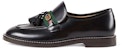 (JR) Loafer Gucci Hitam dengan Perincian Web 662190-1PKE0-1063