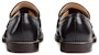 (JR) Loafer Gucci Hitam dengan Perincian Web 662190-1PKE0-1063
