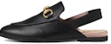 (JR) Gucci Princetown Kulit Mule 'Hitam' 478188-CPWY0-1000