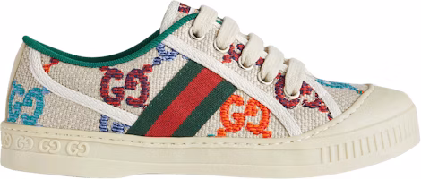 (Youth) Gucci Tennis 1977 'GG Embroidered Logo - White Multi' 682230-UFTA0-8467 (Youth) Gucci Tennis 1977 'GG Embroidered Logo - White Multi' 682230-UFTA0-8467