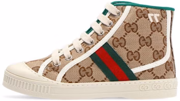 (Youth) Gucci Tennis 1977 High Top Trainer 'Beige Ebony' 662214-HVKG0-9761 (Youth) Gucci Tennis 1977 High Top Trainer 'Beige Ebony' 662214-HVKG0-9761