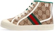 Buy (JR) Gucci Tenis 1977 High Top Trainer 'Beige Ebony' 662214-HVKG0-9761