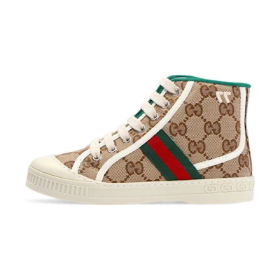 (Youth) Gucci Tennis 1977 High Top Trainer 'Beige Ebony'
