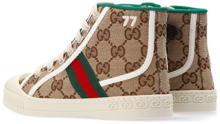 (JR) Pelatih Tinggi Gucci Tennis 1977 'Beige Ebony' 662214-HVKG0-9761 Shop (JR) Pelatih Tinggi Gucci Tennis 1977 'Beige Ebony' 662214-HVKG0-9761