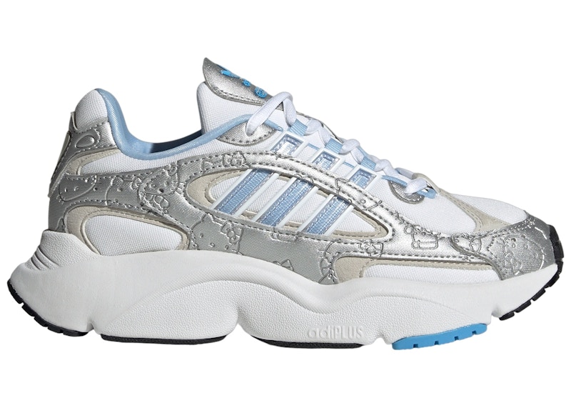(Youth) Hello Kitty x adidas Ozmillen Elastic Lace J 'White Glow Blue Grey' IF7026
