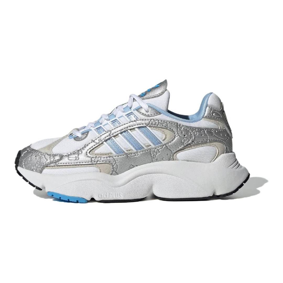 (Youth) Hello Kitty x adidas Ozmillen Elastic Lace J 'White Glow Blue Grey' IF7026