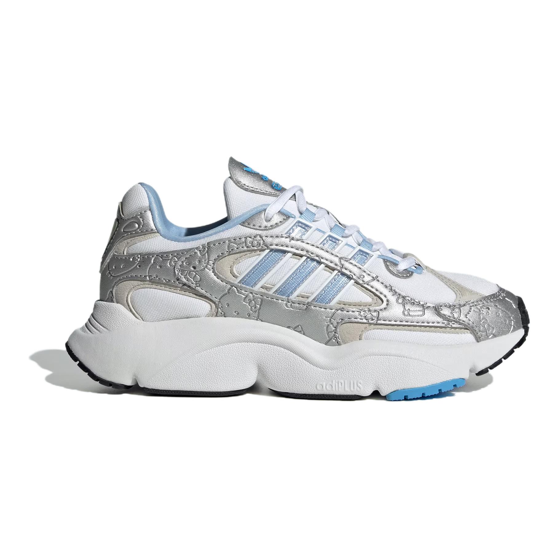 Order (JR) Hello Kitty x adidas Ozmillen Elastische Veters J ''Wit Glow Blauw Grijs'' IF7026