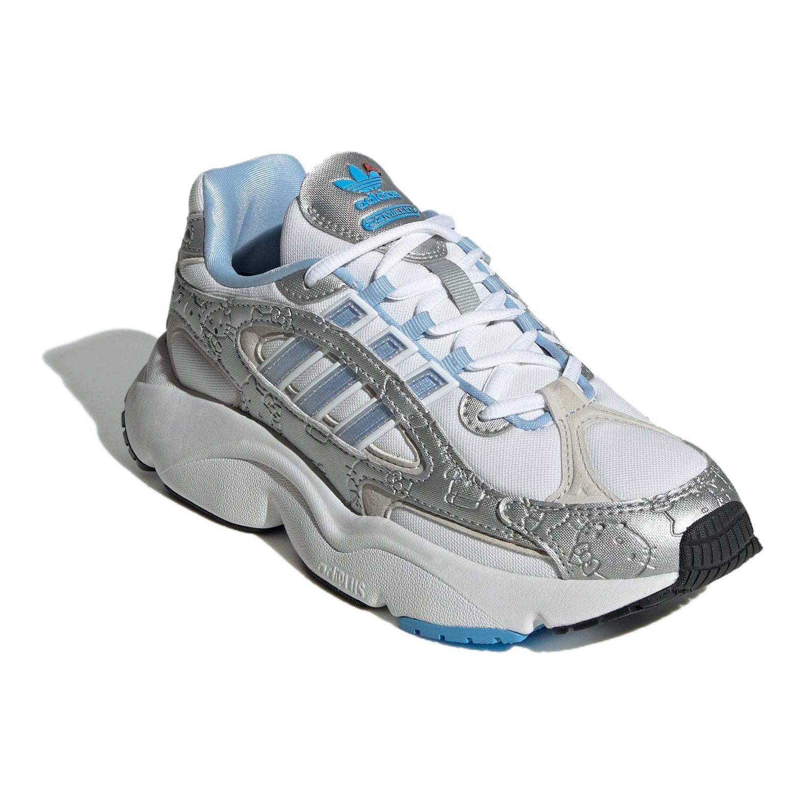Lookbook (JR) Hello Kitty x adidas Ozmillen Elastische Veters J ''Wit Glow Blauw Grijs'' IF7026