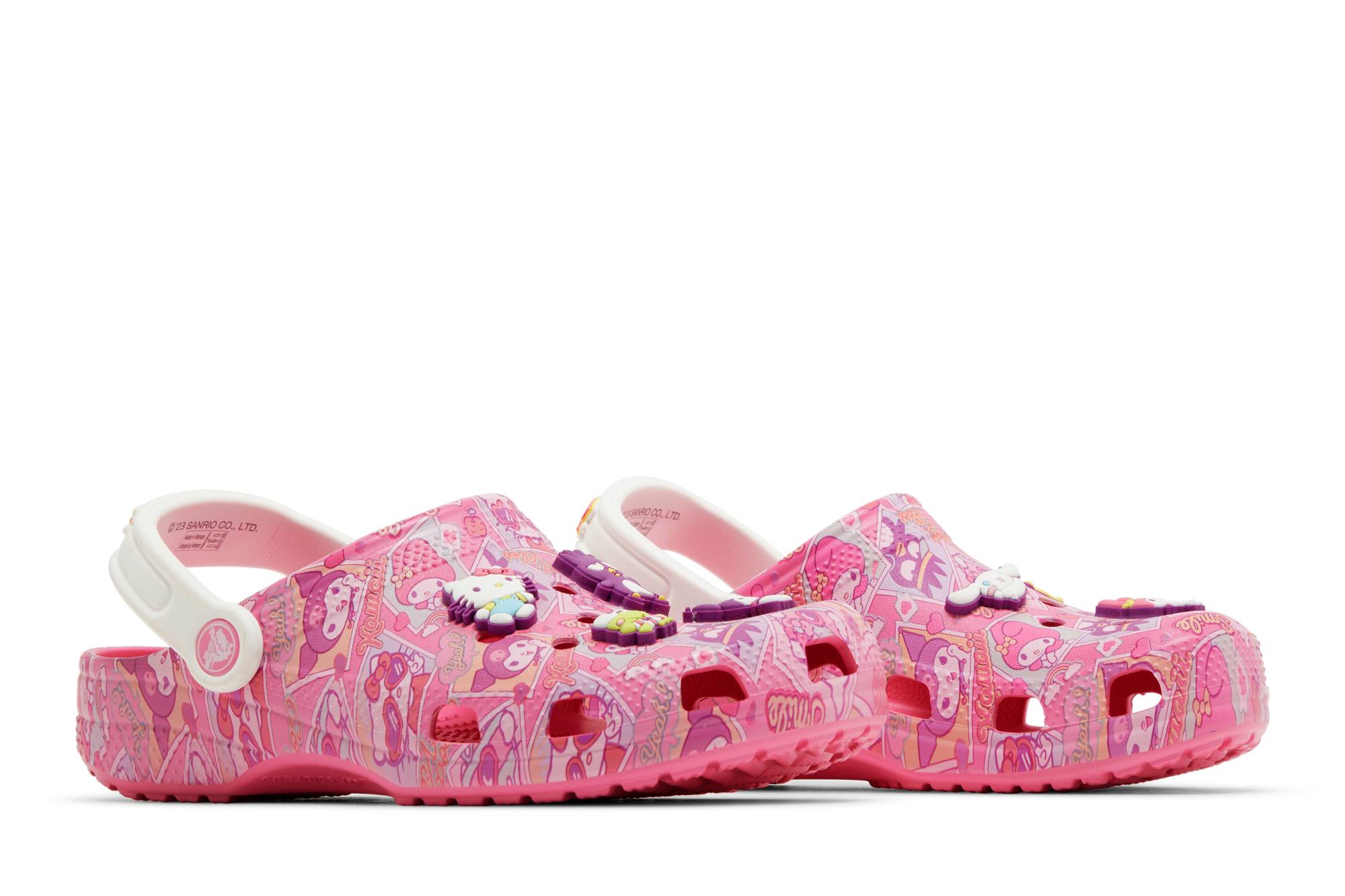 Cheap （青少年）Hello Kitty x Crocs經典洞洞鞋「Hello Kitty和朋友們」208103-680