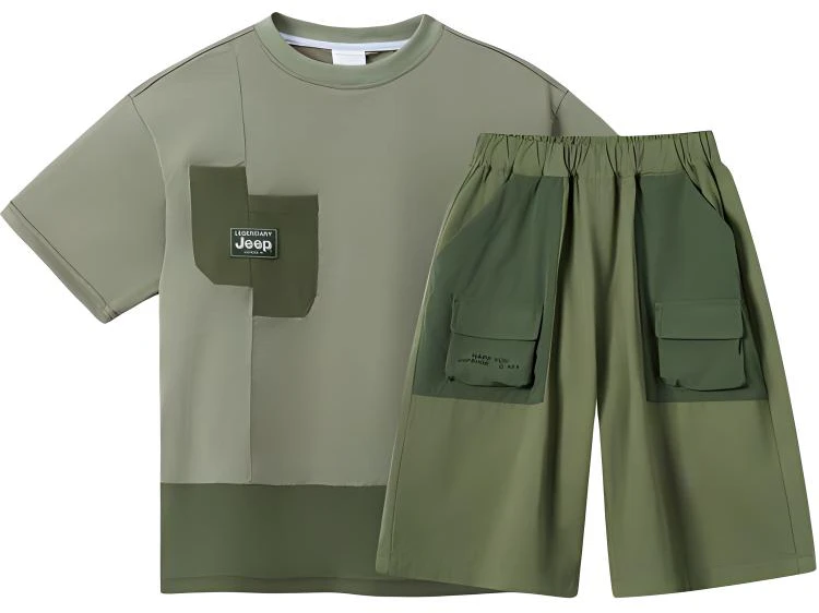 youth-jeep-casual-sports-set-youth-crewneck-colorblock-tee-and-comfy-shorts-in-bean-green-d342-ba-1326