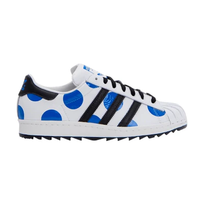 (Youth) Jeremy Scott adidas Superstar 80s Ripple J 'Blue Polka Dots'