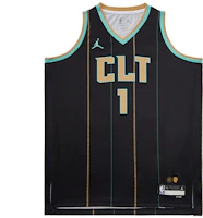 (Youth) Jordan × NBA Jersey Charlotte Hornets LaMelo Ball Youth Black Basketball Jersey 3Y2B7BU8P-HOR01 (Youth) Jordan × NBA Jersey Charlotte Hornets LaMelo Ball Youth Black Basketball Jersey 3Y2B7BU8P-HOR01