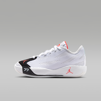 (Youth) Jordan Luka 77 "Chicago" Basketball Shoes White/Black/Sail/Bright Crimson IH0573-101