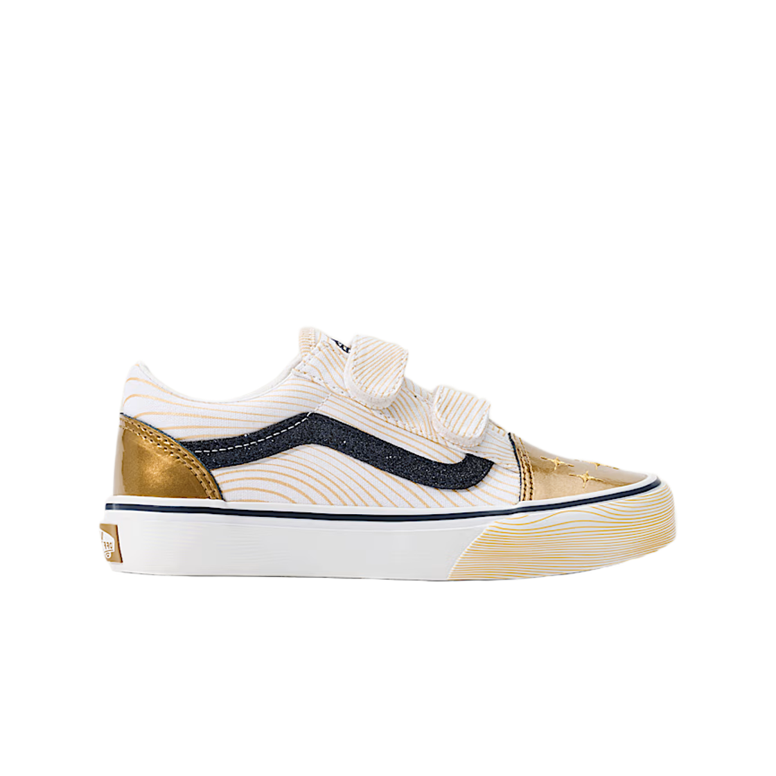 (Youth) KPop Demon Hunters x Vans Little Old Skool V 'Golden' VN000V21GLD