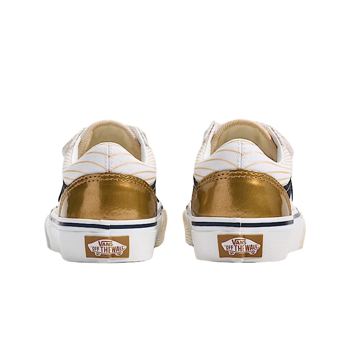 Lookbook (Youth) KPop Demon Hunters x Vans Little Old Skool V 'Golden' VN000V21GLD