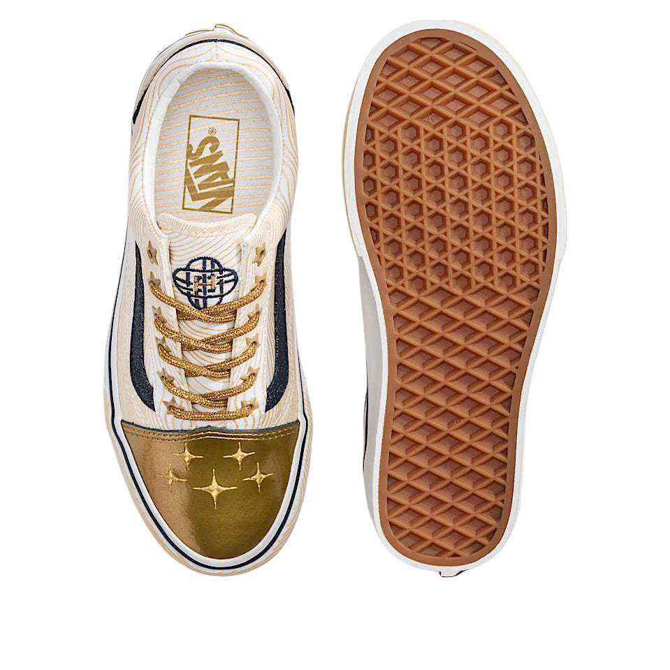 Shop (Youth) KPop Demon Hunters x Vans Old Skool Big 'Golden' VN000ECUGLD