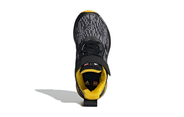 (Youth) LEGO adidas FortaRun X Elastic Lace J 'Black Equipment Yellow' 圖 5