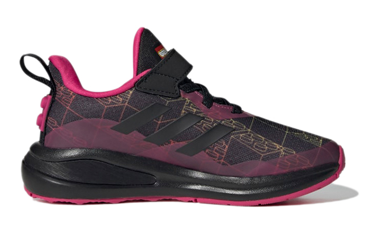 Order (JR) LEGO x adidas FortaRun X Elastic Lace J 'Real Magenta Bricks' Kasut Kanak-Kanak G57946