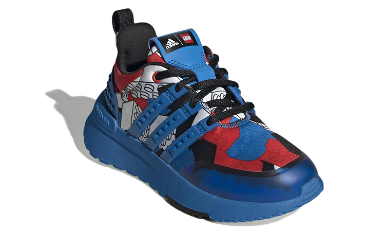 Lookbook (JR) LEGO x adidas Racer TR J 'Putih Biru Terang' GW0921