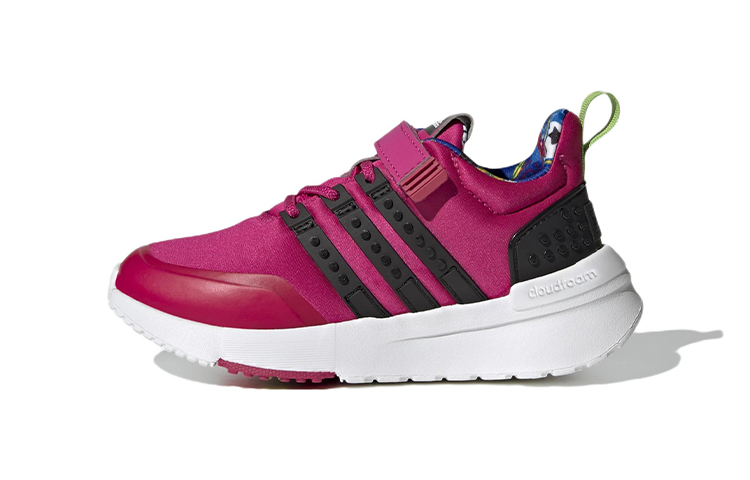 (Youth) LEGO x adidas Racer TR Little Kid 'Real Magenta' GW0925