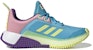 (JR) LEGO x adidas Sukan Anak 'Cyan Terang' FZ0401