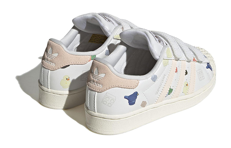 (Youth) LEGO adidas Superstar CF J 'Bricks And Figurine - White Wonder Quartz' 圖 3