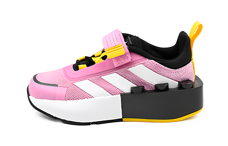 Buy (JR) LEGO x adidas Tech Runner EL 'Bliss Orchid' dalam Warna Ungu Lembut. HP5880