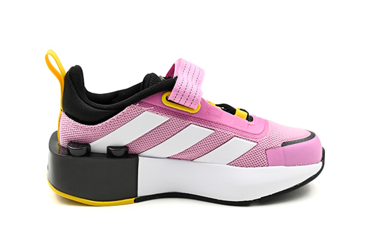 Order (JR) LEGO x adidas Tech Runner EL 'Bliss Orchid' dalam Warna Ungu Lembut. HP5880