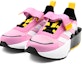 Lookbook (JR) LEGO x adidas Tech Runner EL 'Bliss Orchid' dalam Warna Ungu Lembut. HP5880