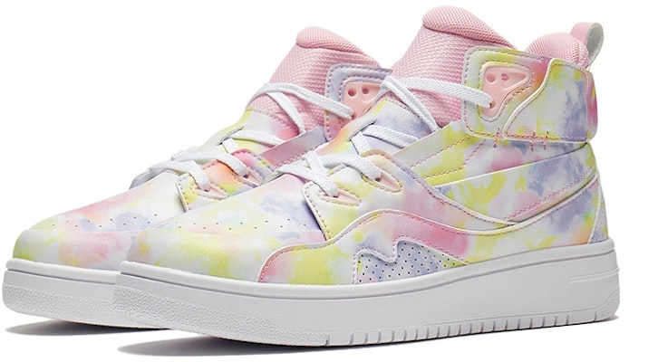 (Youth) Li-Ning 937 'Yellow Blue Pink High-Top' YKCR150-8 Lookbook (Youth) Li-Ning 937 'Yellow Blue Pink High-Top' YKCR150-8
