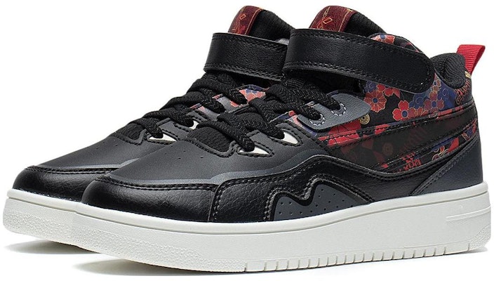 (Youth) Li-Ning 937 Mid 'Black Red Camo' YKCT018-1 Lookbook (Youth) Li-Ning 937 Mid 'Black Red Camo' YKCT018-1
