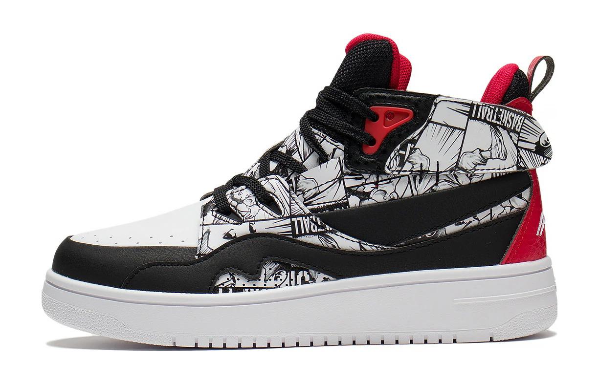 (Youth) Li-Ning 937 Mid 'Black Red White' YKCR150-9