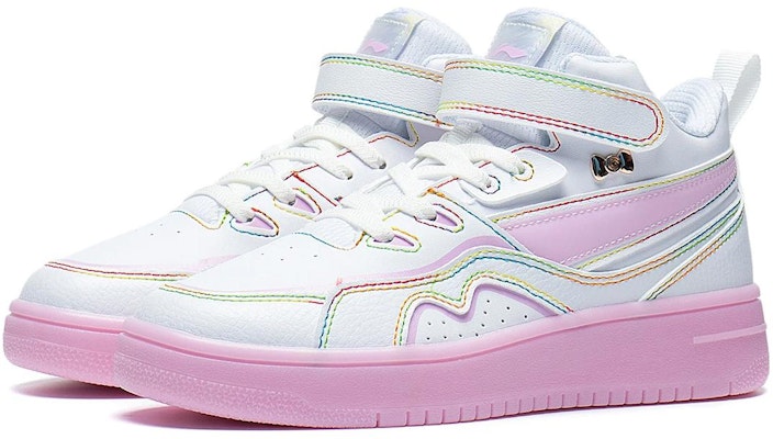 (Youth) Li-Ning 937 Mid 'White Pink' YKCT018-2 Lookbook (Youth) Li-Ning 937 Mid 'White Pink' YKCT018-2